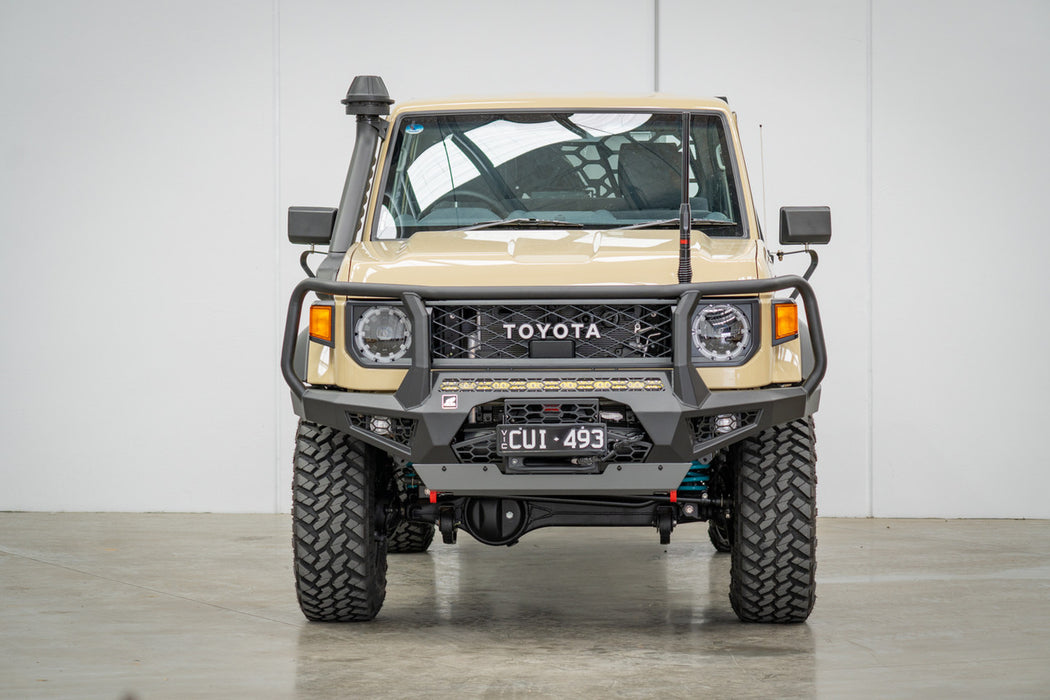 OFFROAD ANIMAL TORO BULL BAR, SUITABLE FOR SINGLE CAB (FACELIFT) TOYOTA LAND CRUISER 79 SERIES, 2024 ON