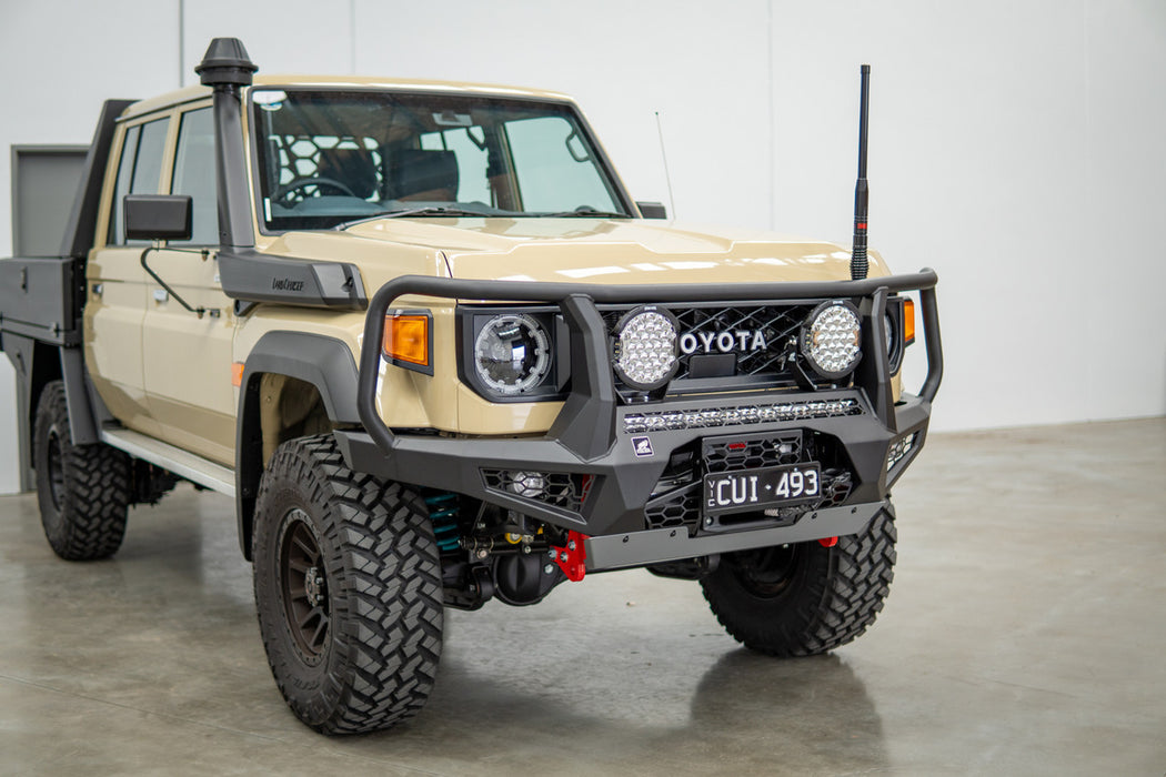 OFFROAD ANIMAL TORO BULL BAR, SUITABLE FOR SINGLE CAB (FACELIFT) TOYOTA LAND CRUISER 79 SERIES, 2024 ON