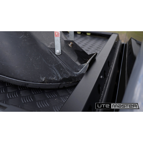UTEMASTER ACCESSORIES - FORD RANGER 2022+ LOAD STOP TO SUIT DESTROYER RAILS, SPORTS BAR LOAD LID