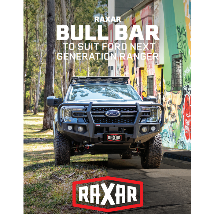 RAXAR LOOPED BULLBAR TO SUIT FORD NEXT GEN RANGER AND EVEREST