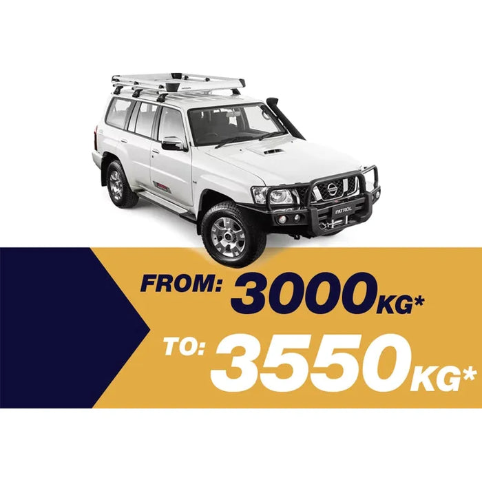 TOUGH DOG 3550KG GVM UPGRADE FOR NISSAN PATROL Y61 WAGON (WITH ABS ONLY)
