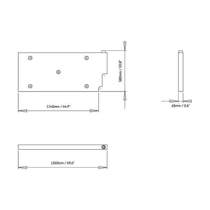 FRONT RUNNER - UPRIGHT WATER TANK / FLAT