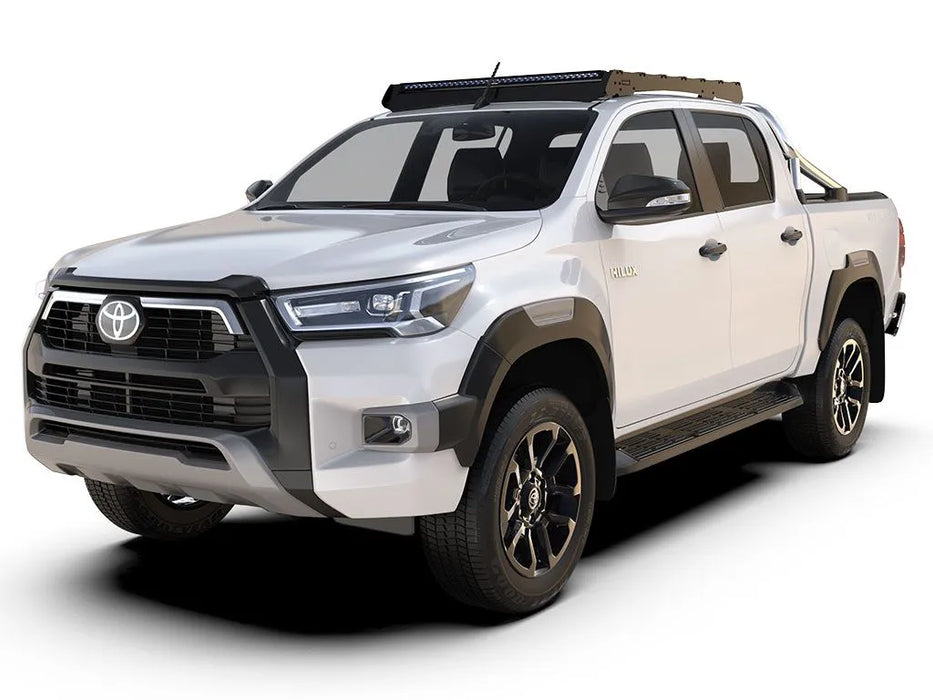 TOYOTA HILUX (2015-CURRENT) SLIMSPORT ROOF RACK KIT LIGHTBAR READY- BY FRONT RUNNER