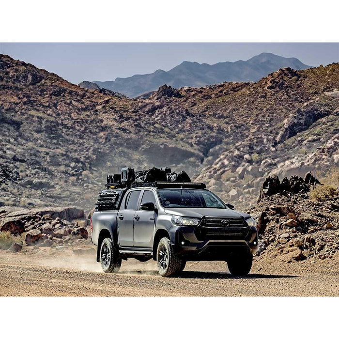 TOYOTA HILUX (2015-CURRENT) SLIMSPORT ROOF RACK KIT LIGHTBAR READY- BY FRONT RUNNER