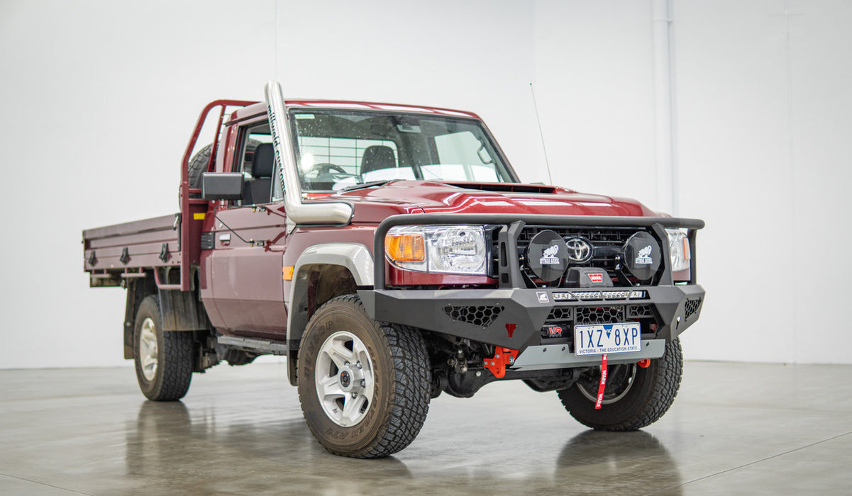 OFFROAD ANIMAL TORO BULL BAR, SUITABLE FOR SINGLE CAB TOYOTA LAND CRUISER 79 SERIES, 2017-2023