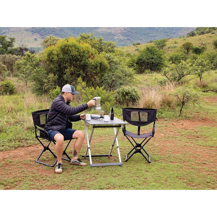 EXPANDER TABLE- PORTABLE, COMPACT CAMP TABLE