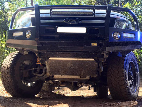 BUSHSKINZ 4X4 4MM STEEL UNDERBODY PROTECTION - FORD RANGER (ALL PX SERIES 2011-2022)