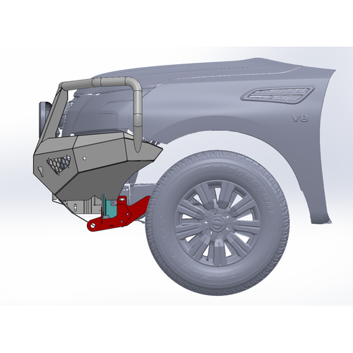 OFFROAD ANIMAL TORO BULL BAR, NISSAN PATROL Y62 SERIES 5, 2020 ON