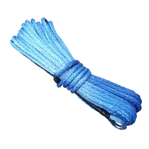 RUNVA SYNTHETIC WINCH ROPE - 15M X 5MM (BLUE)