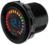 DC VOLTMETER WITH COLOURED INDICATOR