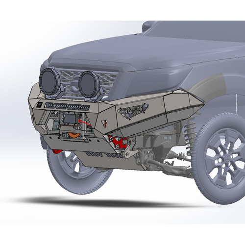 OFFROAD ANIMAL PREDATOR BULL BAR, NISSAN NAVARA NP300, 2021 ON