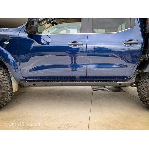 OFFROAD ANIMAL ROCK SLIDERS, NISSAN NAVARA NP300 DUAL CAB PX 2015-CURRENT