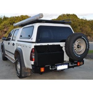 OUTBACK ACCESSORIES TWIN WHEEL CARRIER - ISUZU D-MAX (TO 05/2012)