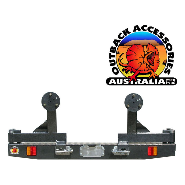 OUTBACK ACCESSORIES REAR WHEEL CARRIER - MAZDA BT-50 2009-10/2011