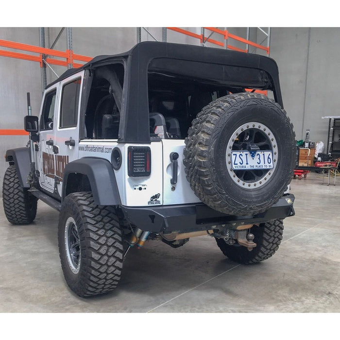 OFFROAD ANIMAL REAR BUMPER, JEEP WRANGLER JK 07-2018