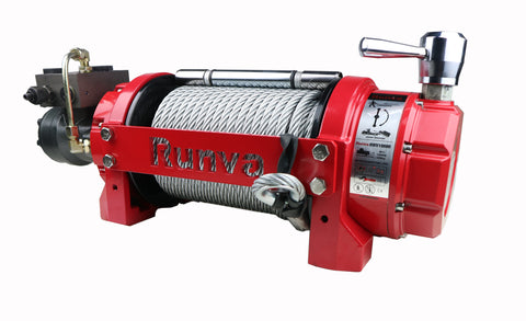 RUNVA HWV15000 WITH STEEL CABLE. AIR CLUTCH MODEL- INDUSTRIAL SERIES