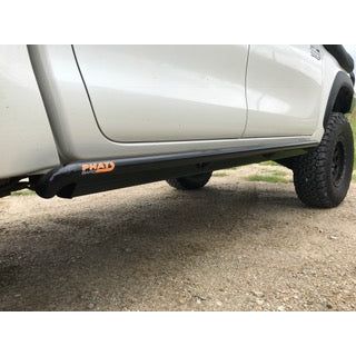 PHAT BARS ROCK SLIDERS/SIDE STEPS- TOYOTA HILUX N80 (2015-ON)