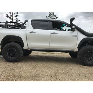 PHAT BARS ROCK SLIDERS/SIDE STEPS- TOYOTA HILUX N80 (2015-ON)