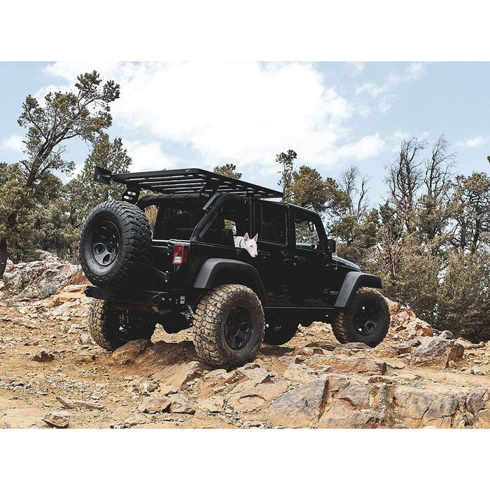 JEEP WRANGLER JK 4 DOOR (2007-2018) EXTREME 1/2 ROOF RACK KIT - BY FRONT RUNNER