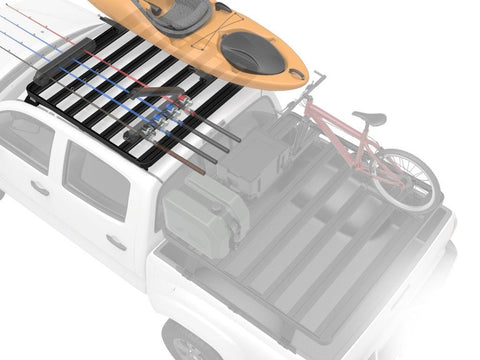 LAND ROVER DEFENDER PICK-UP TRUCK SLIMLINE II ROOF RACKS, LOAD BARS AND ACCESSORIES KIT - BY FRONT RUNNER