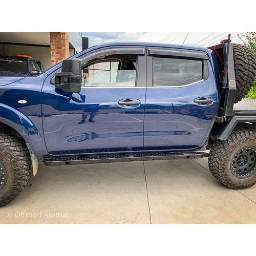 OFFROAD ANIMAL ROCK SLIDERS, NISSAN NAVARA NP300 DUAL CAB PX 2015-CURRENT