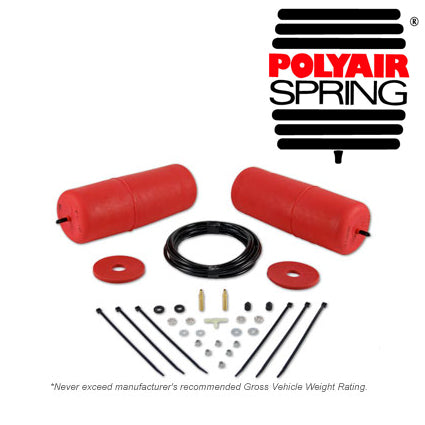 POLYAIR RED STANDARD HEIGHT AIRBAG KIT - FORD EVEREST (2015-2022)