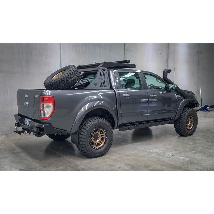 OFFROAD ANIMAL REAR BUMPER AND TOW BAR, FORD RANGER (ALL PX SERIES 2011-2022), MAZDA BT50 (2011-2021)