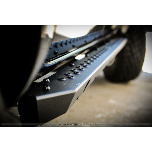 OFFROAD ANIMAL ROCK SLIDERS, NISSAN NAVARA NP300 DUAL CAB PX 2015-CURRENT